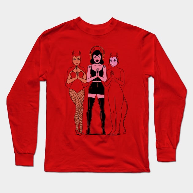 Hotties from hell Long Sleeve T-Shirt by kuinif